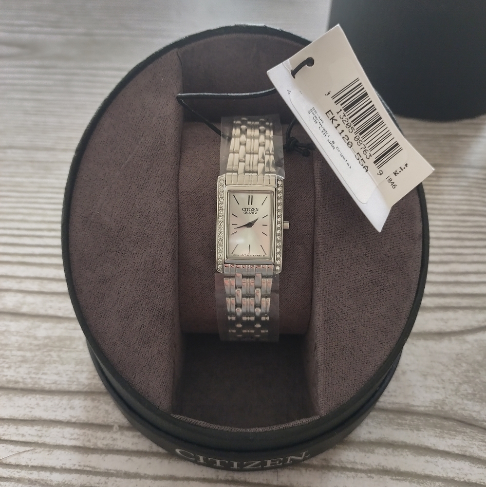Citizen Women's Quartz Crystal Accent Watch